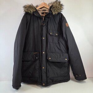 Element Wolfeboro Collection Mens Winter Jacket Size XL Black Hooded